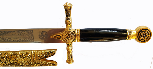 Masonic Dolk med Slida - 2