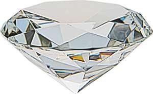 Glas Diamant  - 6cm