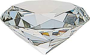 Glas Diamant  - 6cm