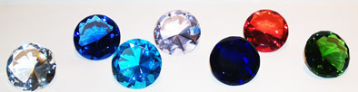 Glas Diamant  - 6cm - 2