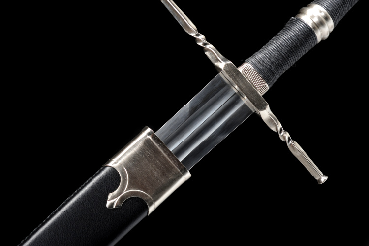  Warrior- Witcher  Svärd med Slida - Svart Slida - 5