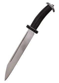 Kort Seax med horn handtag - 37cm