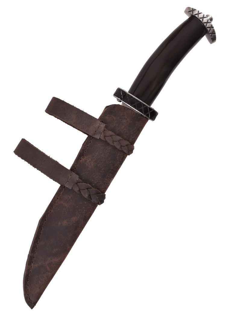Kort Seax med horn handtag - 37cm - 2