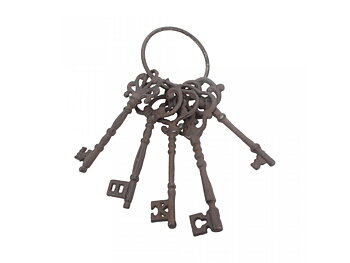 Dungeon Keys - set med 5st nycklar