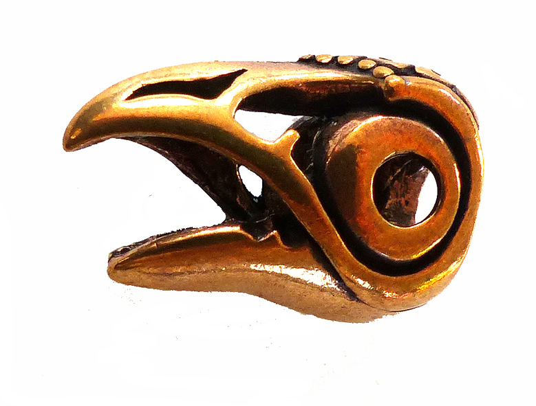 Brons Korp Skäggpärla  - 2