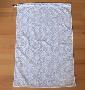 Vit XXL tvättpåse för kläder mm 70x100 cm, Ny, Makiato