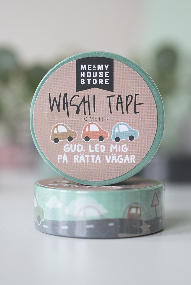 WASHITAPE MED FORDON: GUD, LED MIG PÅ RÄTTA VÄGAR