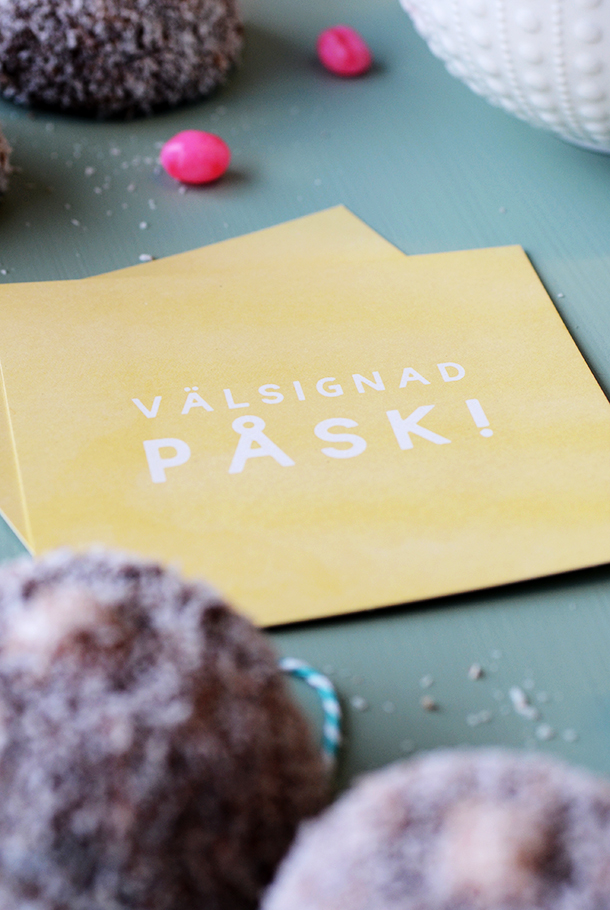 GULT, LITET KORT: VÄLSIGNAD PÅSK! - 2