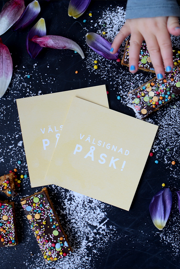 GULT, LITET KORT: VÄLSIGNAD PÅSK! - 4