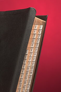 Bibelregister-svart text
