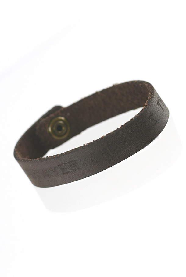 LÄDERARMBAND:  PRAYER CHANGES THINGS - 5