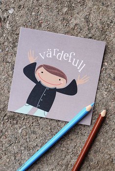 KVADRATISKT KORT – ÄLSKADE UNGE: VÄRDEFULL