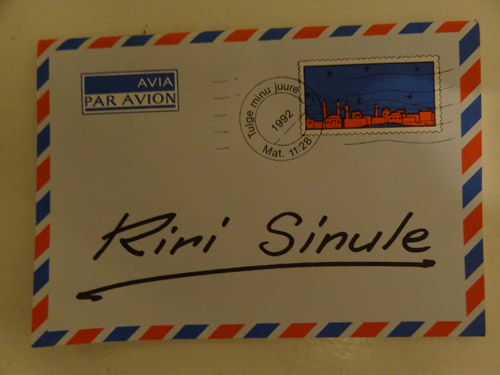 Estniska ett brev för dig