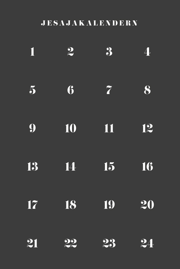 JESAJAKALENDERN - 8