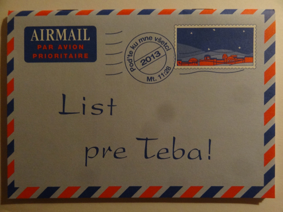 Slovakiskt ett brev för dig