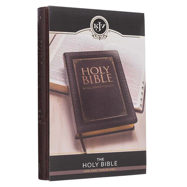 Engelsk Bibel - King James Version - Storstil - Thinline - 8