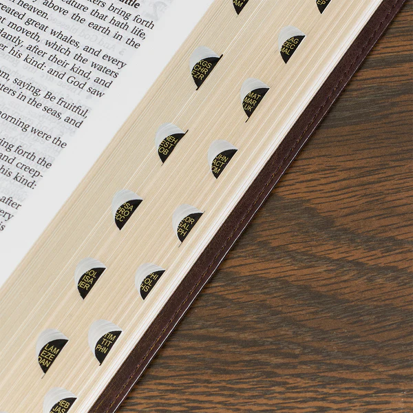 Engelsk Bibel - King James Version - Storstil - Thinline - 4