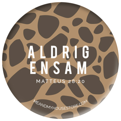 KNAPP MED DJURMÖNSTER: ALDRIG ENSAM