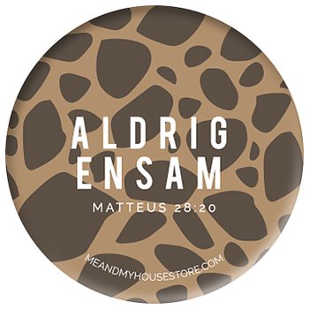 KNAPP MED DJURMÖNSTER: ALDRIG ENSAM