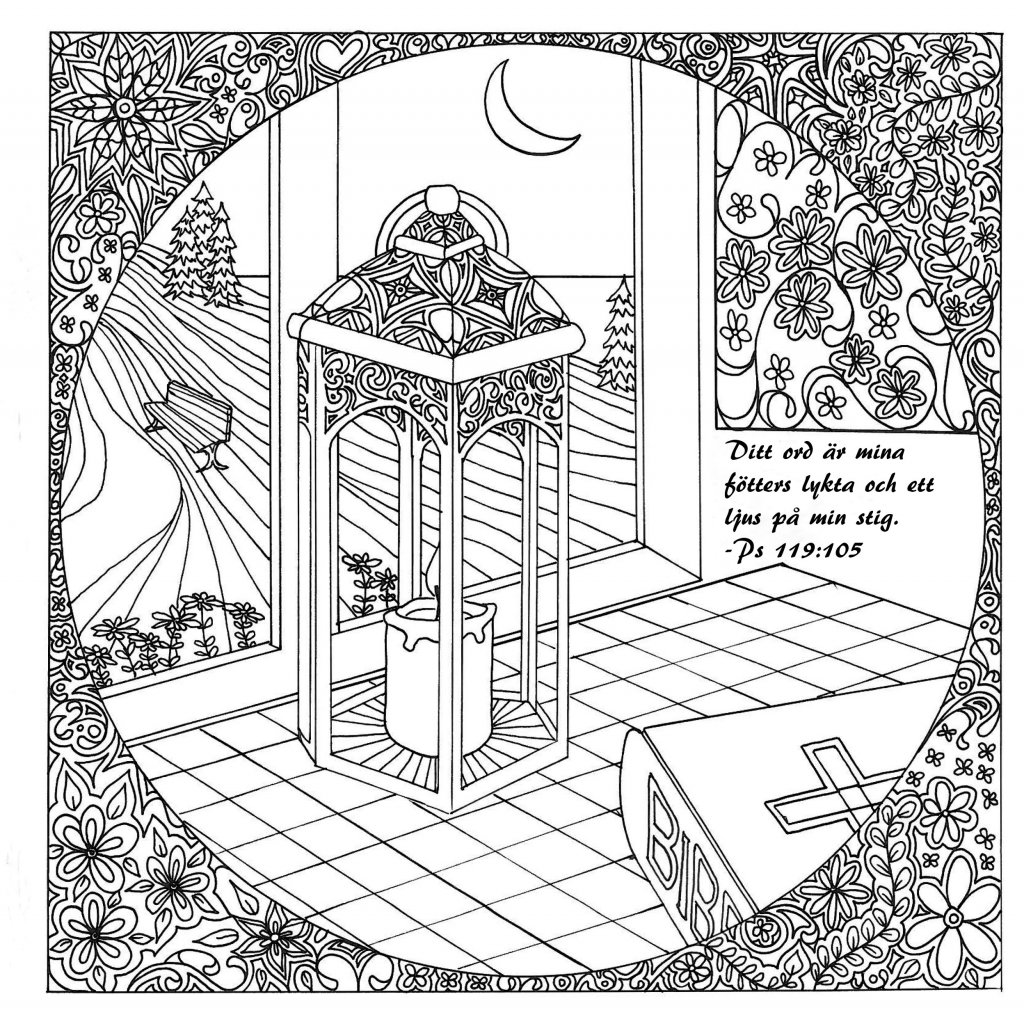 Målarbok-Vila i Gud - 4