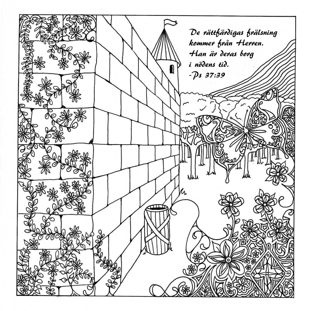 Målarbok-Vila i Gud - 3