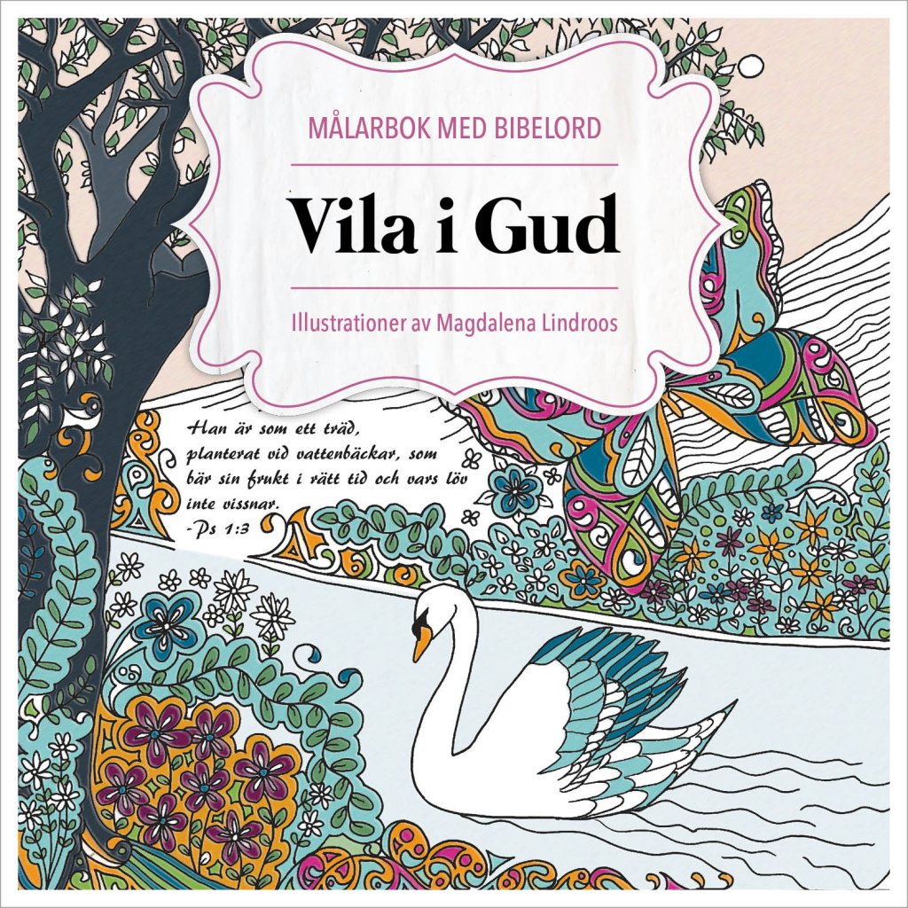 Målarbok-Vila i Gud