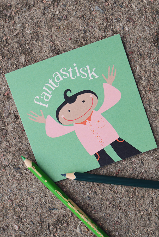 KVADRATISKT KORT – ÄLSKADE UNGE: FANTASTISK