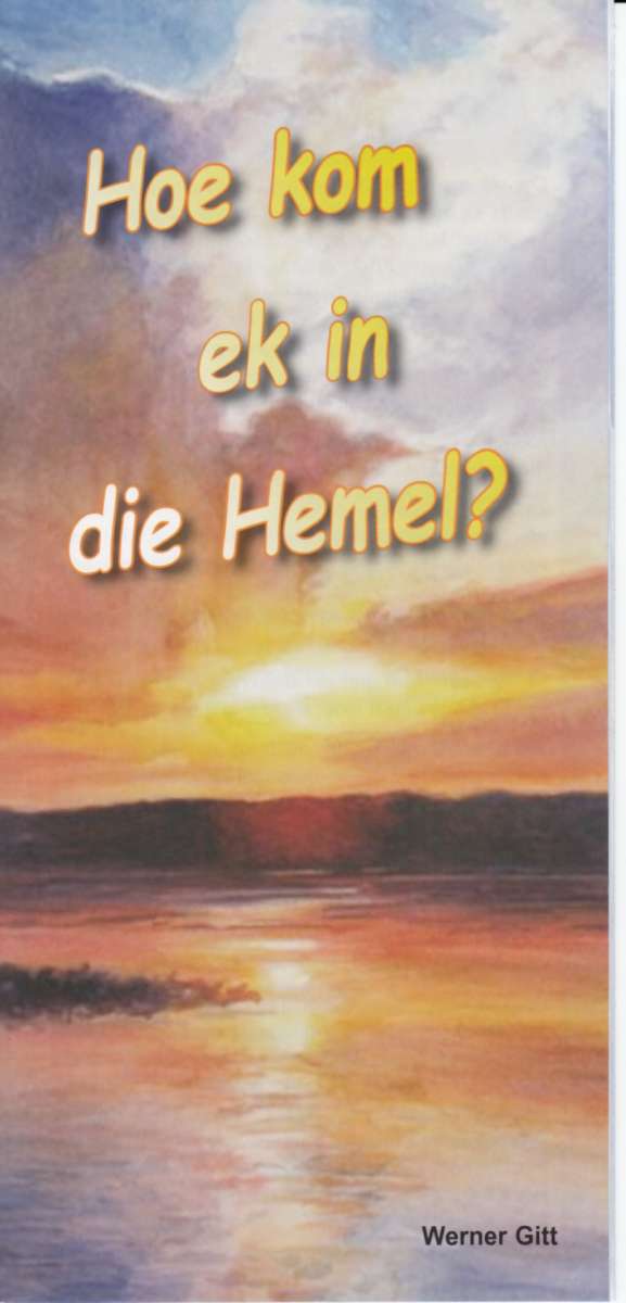 Afrikaans-Hur kommer jag till himlen-traktat/evangeliehäfte