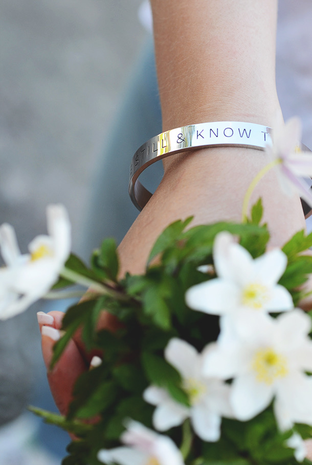 STÅLARMBAND: BE STILL & KNOW THAT HE IS GOD - 4