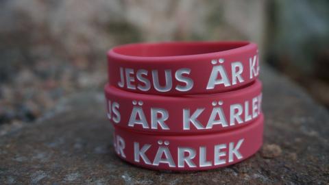 Silikonarmband - Jesus är Kärlek