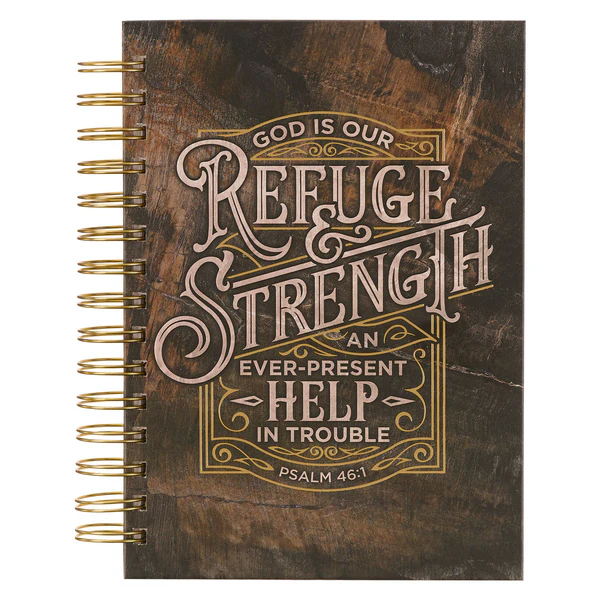 Anteckningsbok - God is our refuge & strength