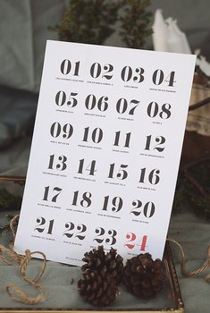 JULKORT: KALENDER