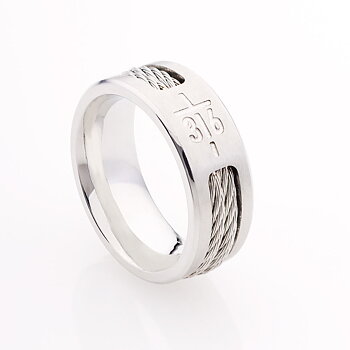 Ring John 3:16 - Storlek 10 (20mm)