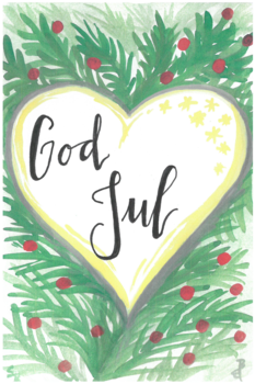 Julkort-God Jul