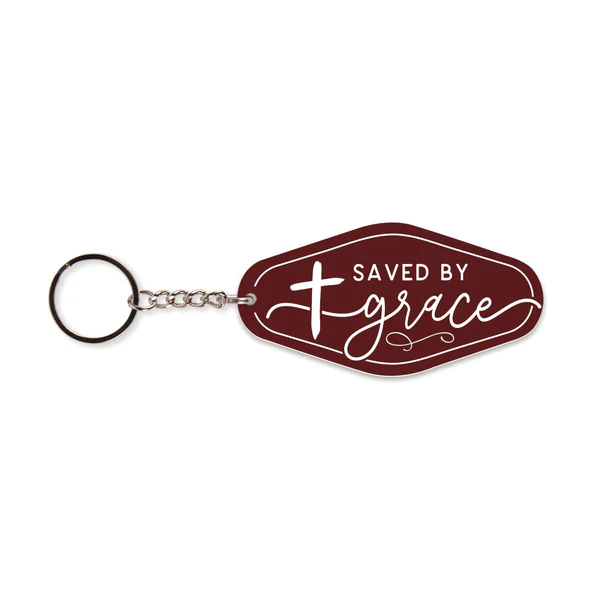 Nyckelring - Saved by grace