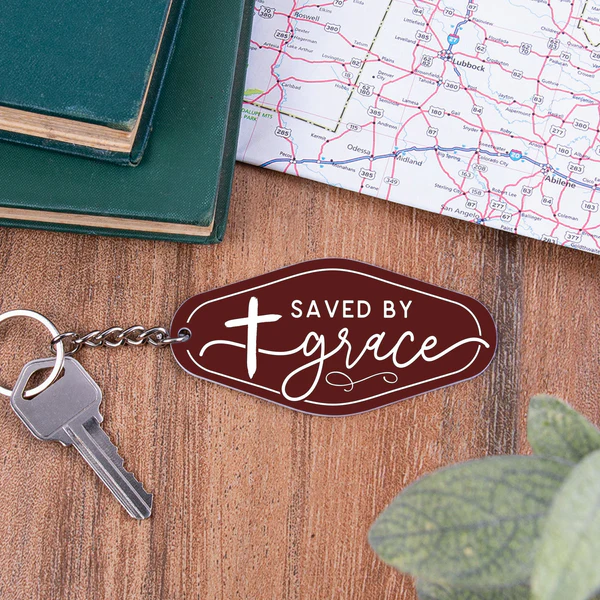 Nyckelring - Saved by grace - 3