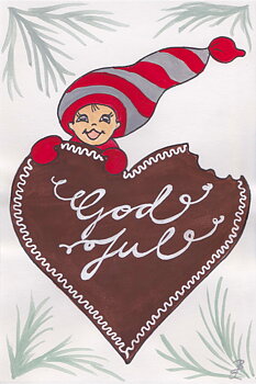 Julkort-God Jul