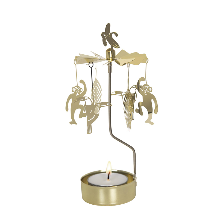 TEALIGHT SPINNER JUNGLE