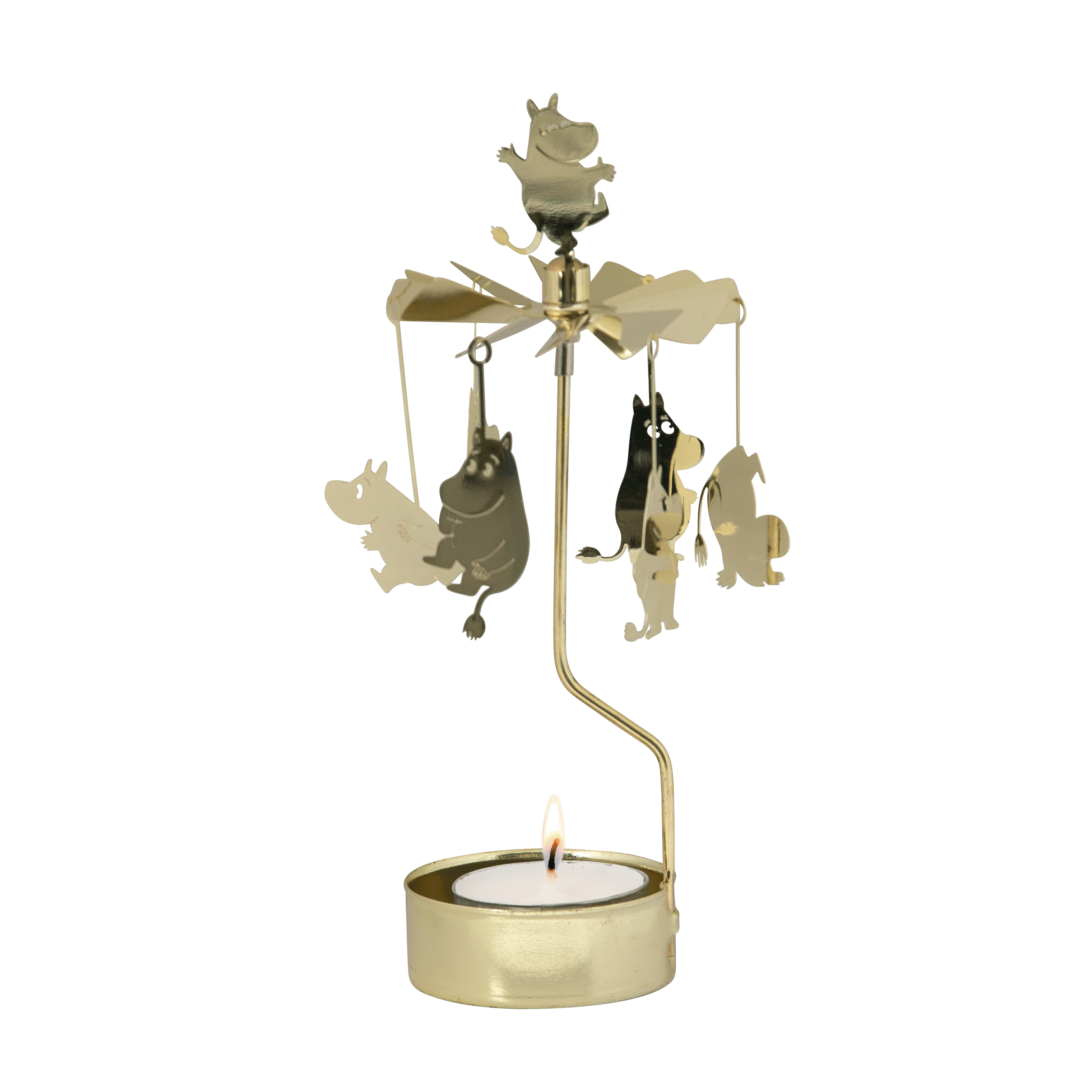 TEALIGHT SPINNER GOLD - 3