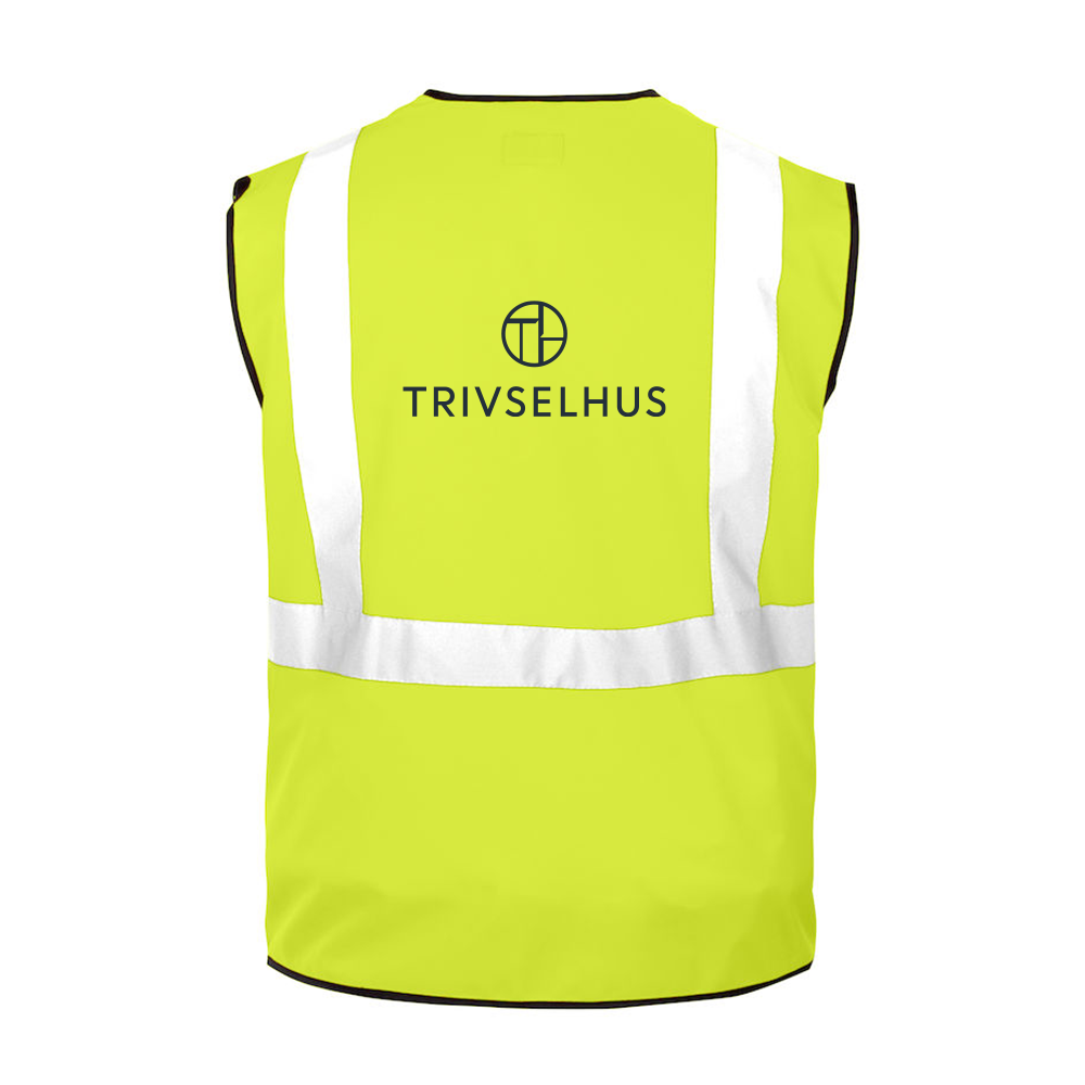 Varselväst klass 2 med dragkedja. Jobman.  - 2