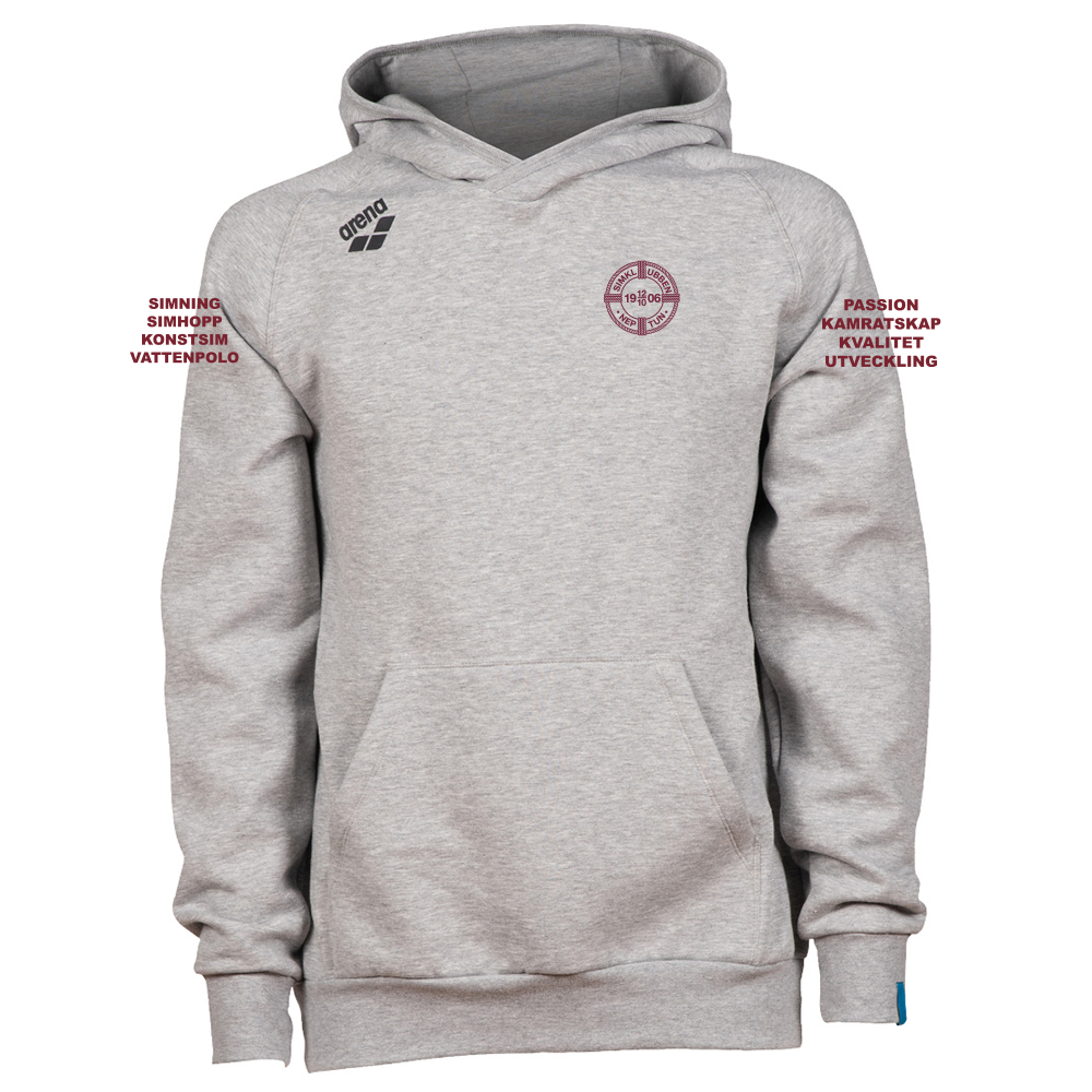 Neptunhoodie från Arena utan dragkedja, unisex.