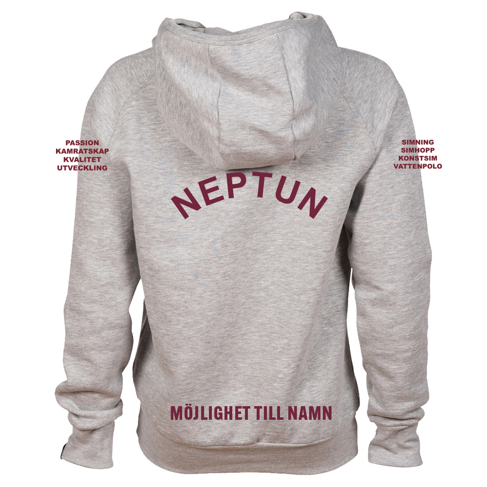 Neptunhoodie från Arena utan dragkedja, unisex. - 2