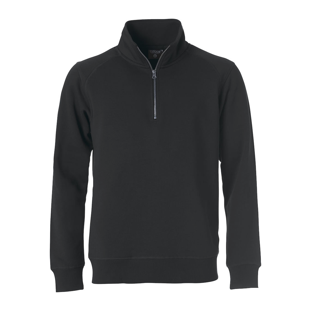 Sweatshirt med halfzip. 