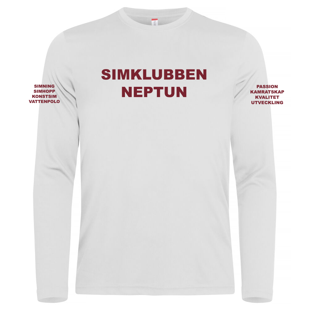 Långärmad funktionströja, unisex.