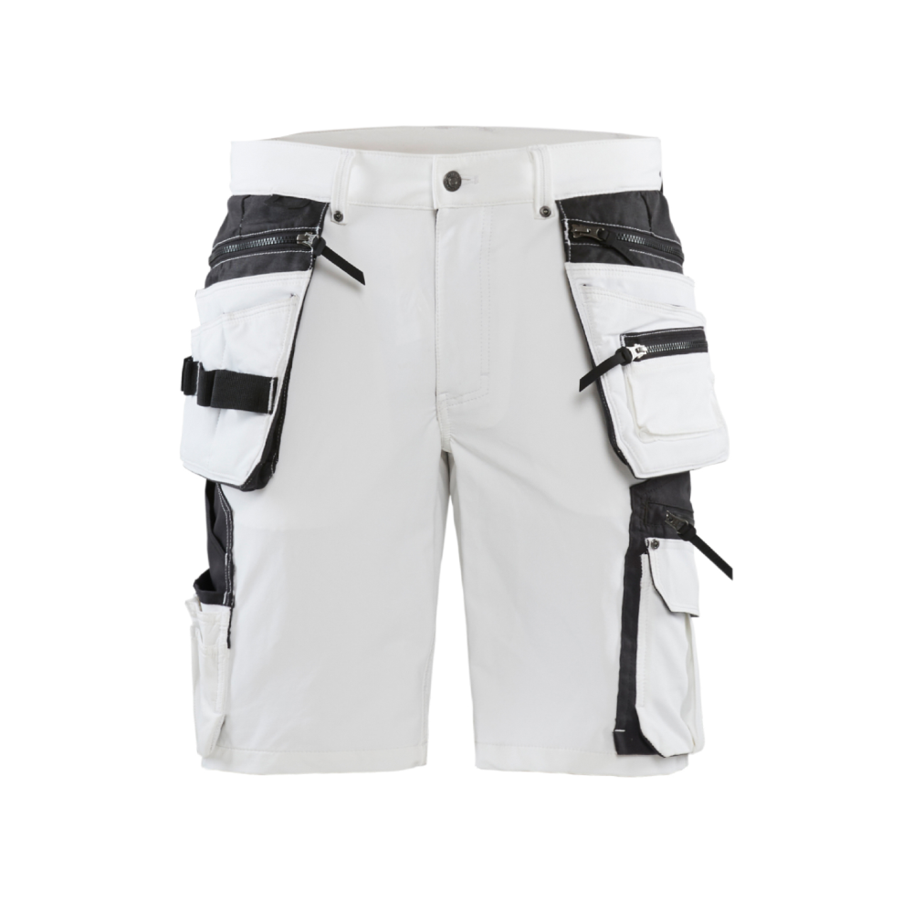 Shorts för målare. Blåkläder.