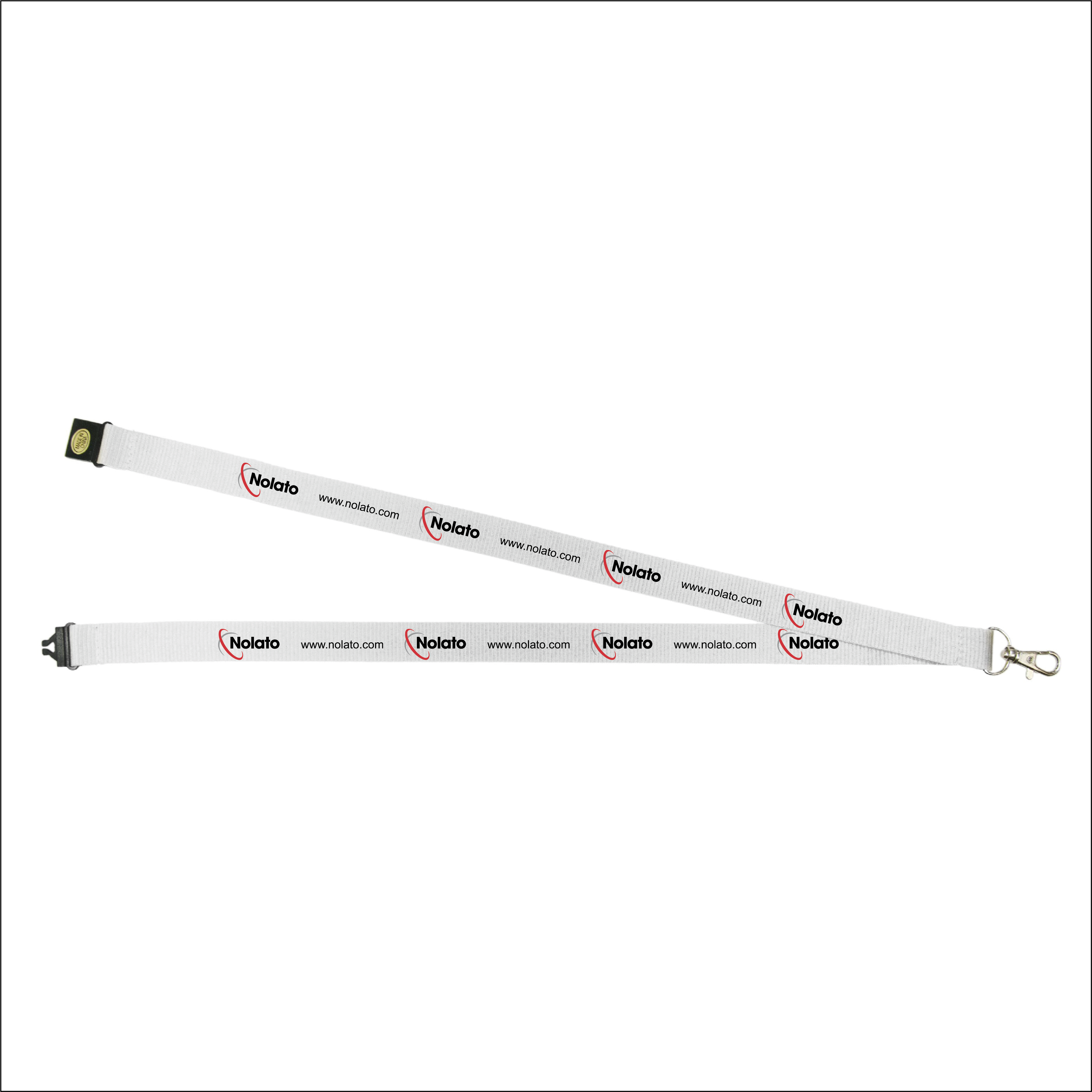 Lanyard with plastic pocket