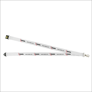 Lanyard with plastic pocket