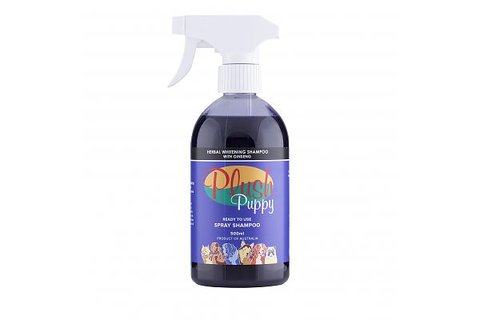 Plush Puppy Herbal Whitening Shampoo with Ginseng - ‘Easy To Use’ Spray On