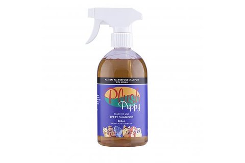 Plush Puppy Natural All Purpose Shampoo with Henna - ‘Easy To Use’ Spray On
