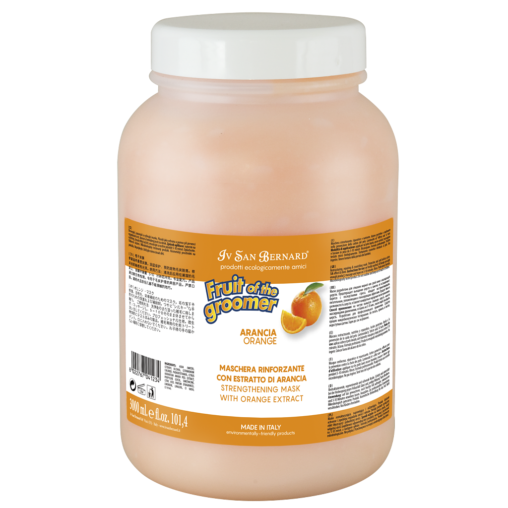 Fruit of the Groomer Orange Mask Strengthening action Dee Dog